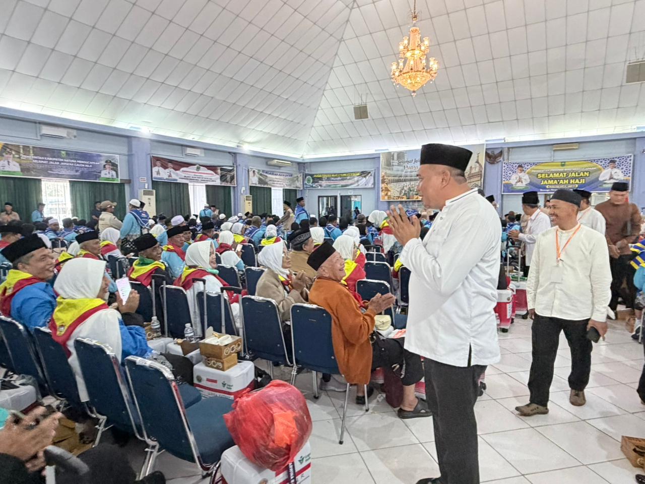 Wakil Bupati Karimun Lepas 120 Calon Jamaah Haji Tahun 2026 di Embarkasi Batam