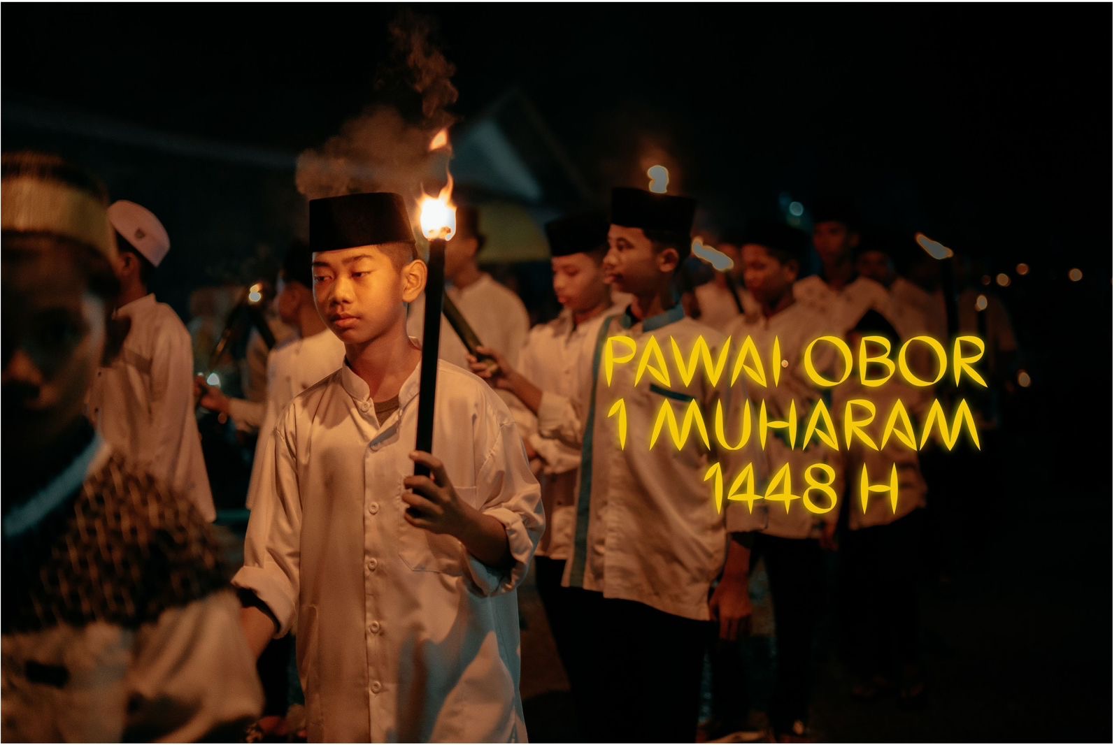 Semarak Pawai Obor 1 Muharam 1448 H, Bupati Karimun Dorong Masjid Kembali Jadi Pusat Peradaban.